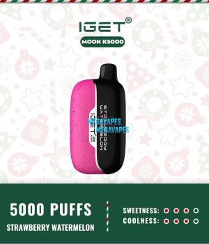IGET MOON K5000 – STRAWBERRY WATERMELON ICE