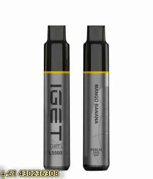 IGET HOT Banana Ice 5500 Puffs