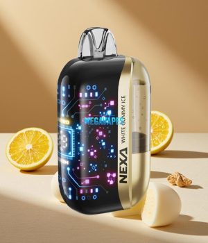 NEXA Ultra 50K Disposable Vape – 20ml, 5% Nicotine, Dual Mesh Coils, White Gummy Ice