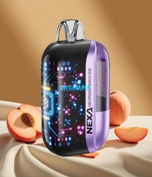 NEXA Ultra 50K Disposable Vape – 20ml Prefilled, 5% Nicotine, Type-C Charging, Georgia Peach Ice