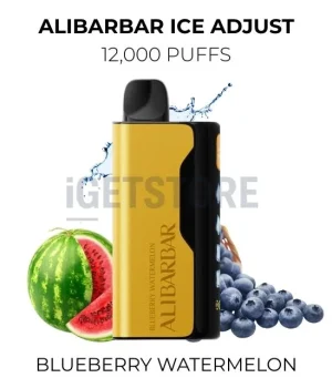 Alibarbar Ice Adjust 12000 Puffs – Blueberry Watermelon