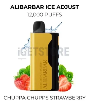 Alibarbar Ice Adjust 12000 Puffs – Chuppa Chupps Strawberry
