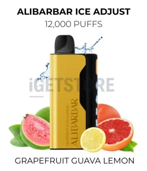 Alibarbar Ice Adjust 12000 Puffs – Grapefruit Guava Lemon