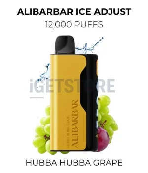 Alibarbar Ice Adjust 12000 Puffs – Hubba Hubba Grape