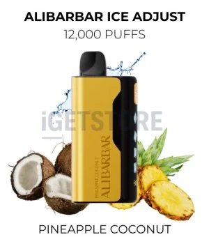 Alibarbar Ice Adjust 12000 Puffs – Pineapple Coconut