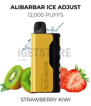 Alibarbar Ice Adjust 12000 Puffs – Strawberry Kiwi