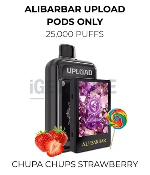 Alibarbar Upload Pods Only 25000 Puffs – Chupa Chups Strawberry