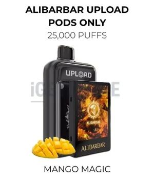 Alibarbar Upload Pods Only 25000 Puffs – Mango Magic