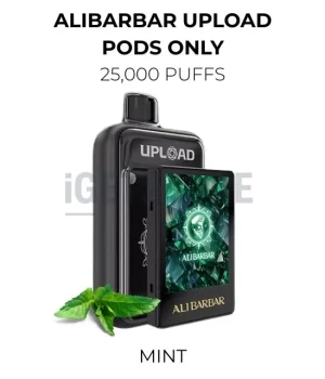 Alibarbar Upload Pods Only 25000 Puffs – Mint
