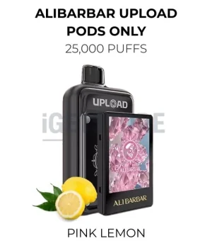 Alibarbar Upload Pods Only 25000 Puffs – Pink Lemon