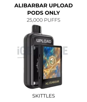 Alibarbar Upload Pods Only 25000 Puffs – Skittles