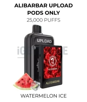 Alibarbar Upload Pods Only 25000 Puffs – Watermelon Ice