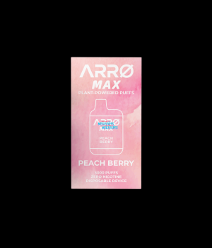 ARRØ MAX – Peach Berry (5,000 Puffs) Plant Powered Aromatherapy Device