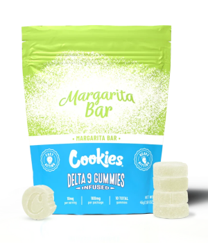 Cookies – Delta 9 Gummy 10mg – Margarita Bar – 10ct Bag