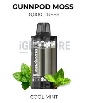 GunnPod Moss 8000 – Cool Mint