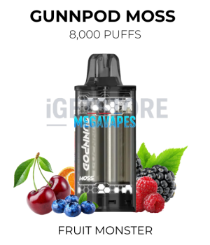 GunnPod Moss 8000 Puffs – Fruit Monster