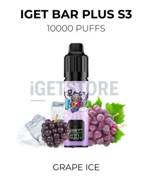 IGET Bar Plus S3 10000 Puffs – Grape Ice