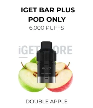 IGET Bar Plus Pods 6000 Puffs – Double Apple