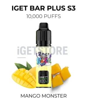 IGET Bar Plus S3 10000 Puffs – Mango Monster