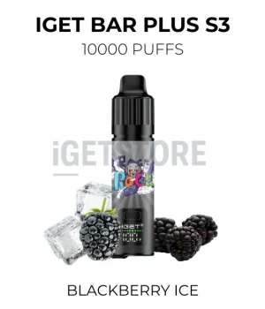 IGET Bar Plus S3 10000 Puffs – Blackberry Ice