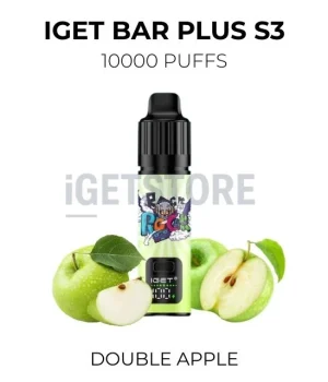 IGET Bar Plus S3 10000 Puffs – Double Apple