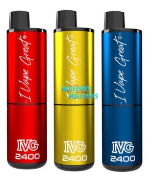 IVG 2400 Prefilled Vape Pod Puff Bar Device Kit