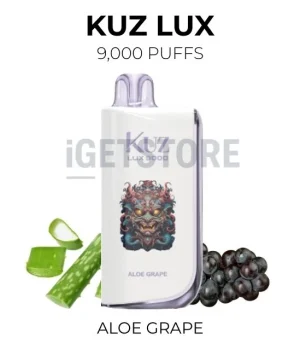 KUZ LUX 9000 Puffs – Aloe Grape
