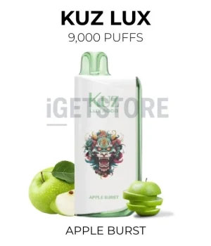 KUZ LUX 9000 Puffs – Apple Burst