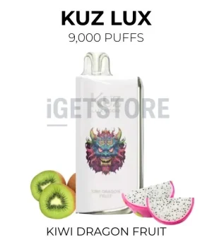 KUZ LUX 9000 Puffs – Kiwi Dragon Fruit