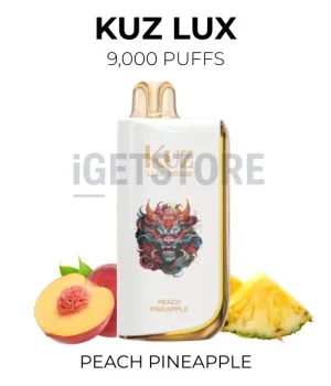 KUZ LUX 9000 Puffs – Peach Pineapple