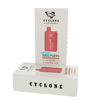 Nicotine Free Gust Super Lychee Ice Rechargeable Disposable