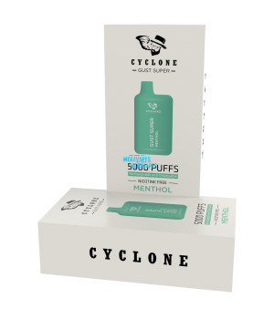 Nicotine Free Gust Super Menthol Rechargeable Disposable Vape