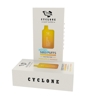Nicotine Free Gust Super Pineapple Mango Rechargeable Disposable