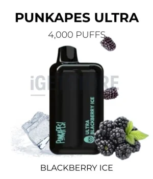 Punkapes Ultra 4000 Puffs – Blackberry Ice