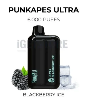 Punkapes Ultra 6000 Puffs – Blackberry Ice