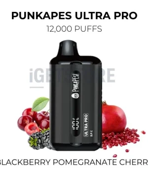 Punkapes Ultra Pro 12000 Puffs – Blackbery Pomegranate Cherry