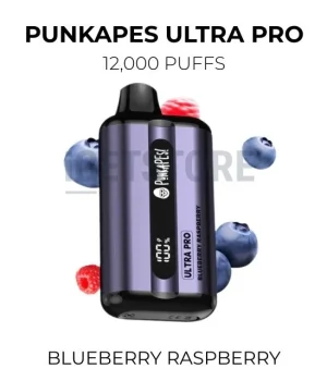 Punkapes Ultra Pro 12000 Puffs – Blueberry Raspberry