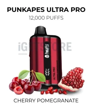 Punkapes Ultra Pro 12000 Puffs – Cherry Pomegranate