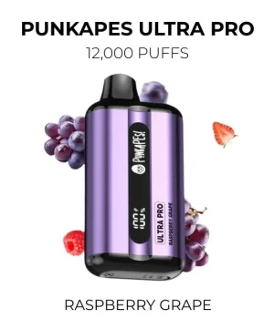 Punkapes Ultra Pro 12000 Puffs – Raspberry Grape