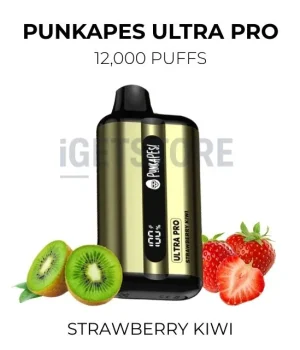 Punkapes Ultra Pro 12000 Puffs – Strawberry Kiwi