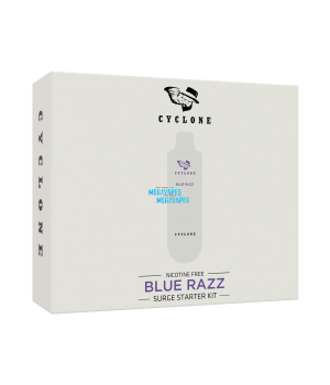 Surge Blue Razz Ice Nicotine-Free Vape Starter Kit