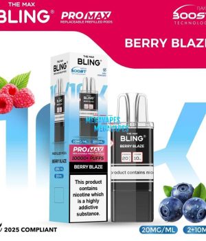 The Bling 10k Pro Max Replacement PODS – (BOX OF 5)