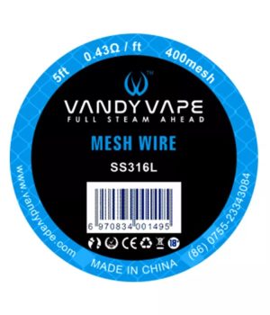 Vandy Vape SS316L Mesh Wire 400mesh 5ft