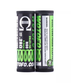 Wotofo 0.28ohm Dual Core Fused Clapton Prebuilt Coils 10pcs