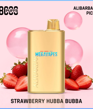 Alibarbar Rich Strawberry Hubba Bubba 8000 Puffs